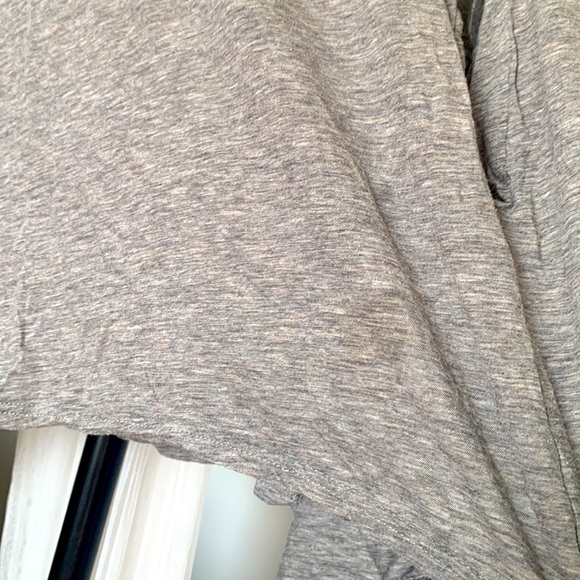 AllSaints roomy grey long sleeve tee - Picture 4 of 5
